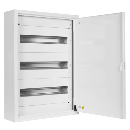 Doktorvolt Verteilerkasten Aufputz Sicherungskasten aus Metall 54 Module 3-reihig IP30 MN54/3/18