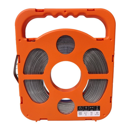 Edelstahl Band 0,7 x 19mm 30m V2A Metall Band Blech Streifen L-B DV-4906-LBP