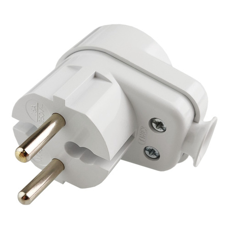 Stecker 230V UniSchuko weiß Adapter TIMEX WT-16 G K2 (BI)