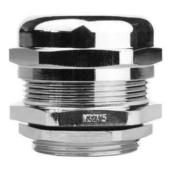 M32 Kabelverschraubung metrisch 18-25mm IP68 Messing vernickelt DGN DDL-M32M-10AH