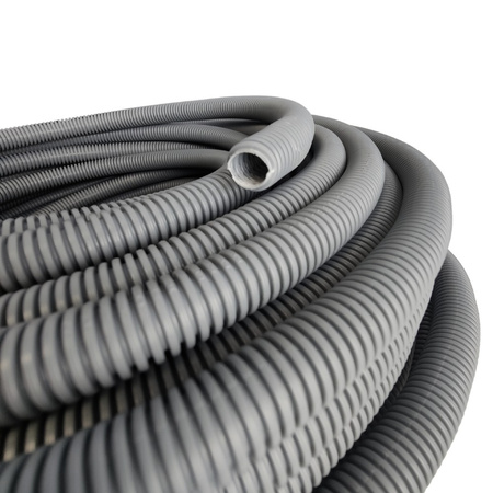 EM GROUP Wellrohr mit Zugdraht halogenfrei ungeschlitzt 750N Ø20mm 100m FEPCTAF25100