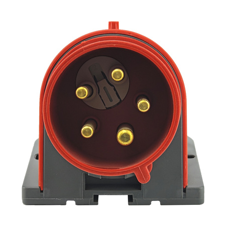 CEE Wandstecker mit Phasenwender Aufputz 5P 32A 400V IP44 3107-352-1600