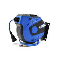 Druckluftschlauch Aufroller Schlauchtrommel Automatik 14m 6,5x10mm G03191