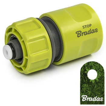 Schlauchkupplung 1/2" mit Stop LIME LINE Schnellkupplung BRADAS LE-02140K