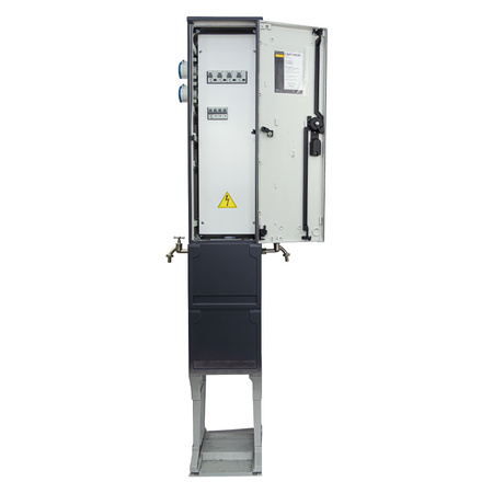 Campingverteiler mit Wasseranschluss 4x230V CEE Campingsäule Stromverteiler Doktorvolt FI/LS DV-4612