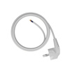 Anschlusskabel 5m mit Winkelstecker Uni-Schuko 250V 16A 3x1 mm² OMY PP-50 Weiß W-97173