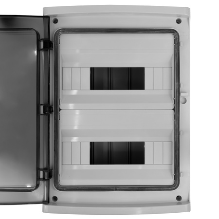 Verteilerkasten Feuchtraumverteiler HIGHT IP65 24 Module 1000V Sicherungskasten AP M-L 2x12 940.24.1