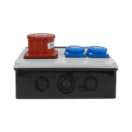 Baustromverteiler Stromverteiler Wandverteiler 1x16A 2x230V Siemens Schutz Komplett DV-5534-D