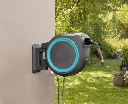 Gardena Schlauchaufroller Schlauchbox RollUp XL Gartenschlauch 35m 18630-20