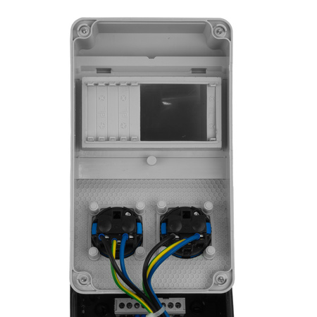 Baustromverteiler Wandverteiler Stromverteiler XS-S/FI 2x230V Siemens Schutz Komplett DV-5527-D