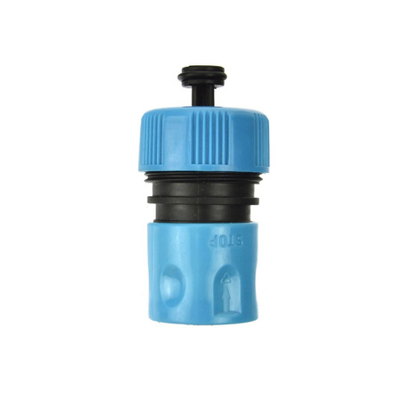 25 Stück Schlauchkupplung Schnellkupplung 3/4" mit Wasserstopp BLUE LINE G73033