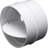 Rundrohr Verbinder mit Rückstauklappe Ø100mm airRoxy 02-463