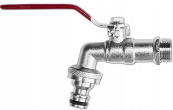 Auslaufkugelhahn 3/4" AG Hebelhahn Kugelhahn Gartenhahn universal Schlauchanschluß BRADAS GKK0434