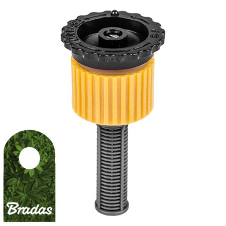 Sprühdüse für Pop-Up Sprinkler Versenkregner Einstellbare Düse 0-360° Bewässerungsflache 3m Bradas DSZW-1908L