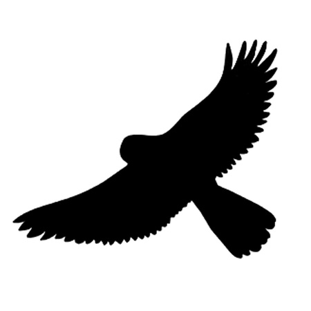 Vogelabwehr Bradas Vogelschutz Fensteraufkleber 9x10 Blätter 90 Stück CTRL-BR001