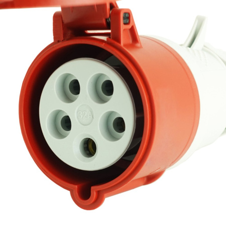 CEE Steckdose Kupplung 5P 32A IP44 400V 3107-304-1601