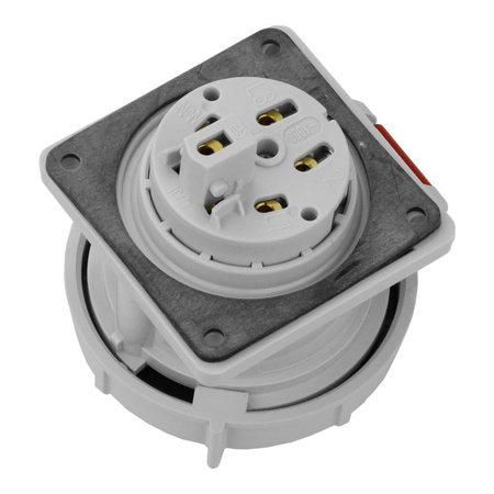 Mennekes CEE Einbausteckdose 16A 5p 400V IP67 gerade Typ Anbausteckdose 228A