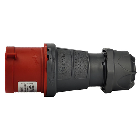 Stecker CEE 4P 32A VDE Mobilstecker 400V TP-Electric 3126-301-1601