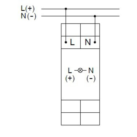 Leuchtmelder 1 Phasen grün Kontrollleuchte Phasenprüfer LED RLK-1G Relpol 863027