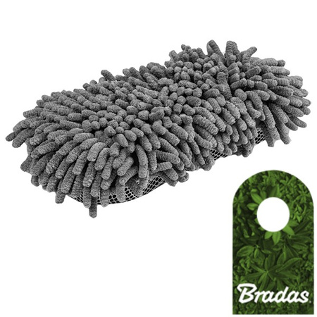Reinigungsschwamm Schwamm aus Microfaser mit langen Chenille-Fasern BRADAS ES2471