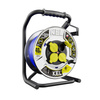 Kabeltrommel 40m HEAVY LINE blau mit Metalltrommel und 4 230 V-Steckdosen W-99459