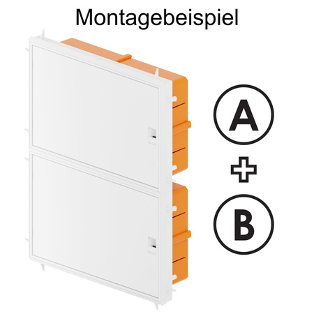 Modulare Montage Rahmen für Unterverteiler QZERO M-L 990.RS.18.2