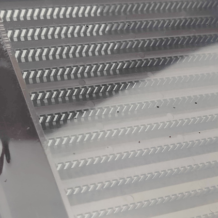 Schräggitter mit Insektenschutznetz quadratisch 14cm x 14cm braun AirRoxy 02 02-337