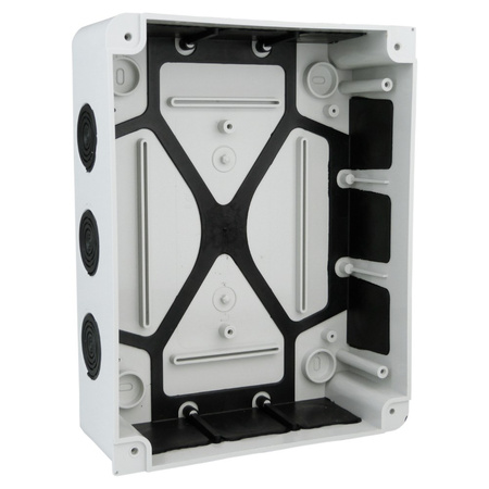 Abzweigkasten 240x190x170 mm 12 Dichtmembranen Aufputz Abzweigdose Verbindungsdose Industriegehäuse IP66 M-L 010.PG.CA.G