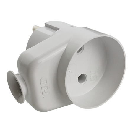 Stecker 230V UniSchuko weiß Adapter TIMEX WT-16 G K2 (BI)