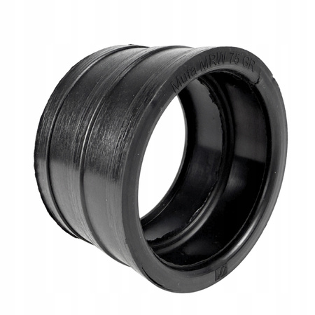 Lüftungsanschlussstück Durchmesser 75 mm selbstdichtender Gummi Kabelmuffe für FLEX-Kanal Nippel für Rohre E-KZŁ-75