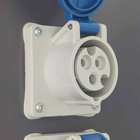 Campingverteiler mit Wasseranschluss 4x230V CEE Campingsäule Stromverteiler Doktorvolt FI/LS DV-4612