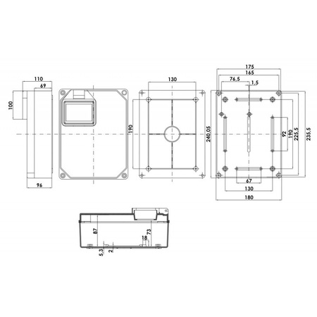 Stromverteiler Gehäuse HL IP44 Doktorvolt DV-5323