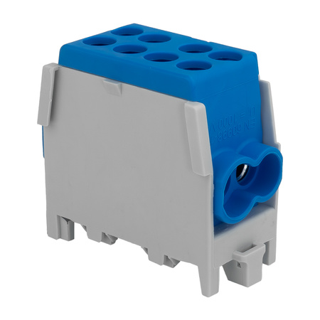Hauptleitungsklemme Abzweigklemme HLAK 25-1/2 M2 blau Klemmblock Verteilerklemme 1P 1,5-25 mm2 1,5-16mm2 Pollmann 208 2080137