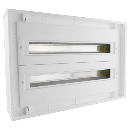 Verteilerkasten IP54 DARP-48 2x24 Unterputz Alutür Unterverteiler Sicherungskasten E-P 9.224