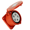 CEE Einbausteckdose gerade 400V 16A 5P 70x70 mm IP44 3105-321-1670