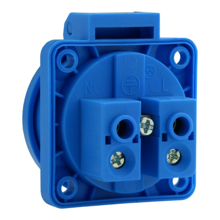 Einbausteckdose 230V 16A IP54 Steckdose französisches System Doktorvolt VZ 16 DV