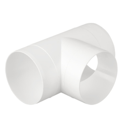 T-Stück für Abluftrohr ø125mm airRoxy 02-472