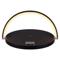 Schreibtischlampe SMD LED SATURN USB-C Schwarz 03863