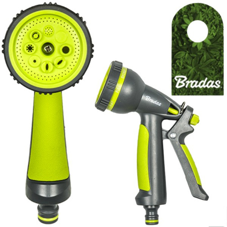 Gartenbrause Spritze 8 Funktionen Spritzpistole Schlauchbrause LIME LINE BRADAS LE-5106