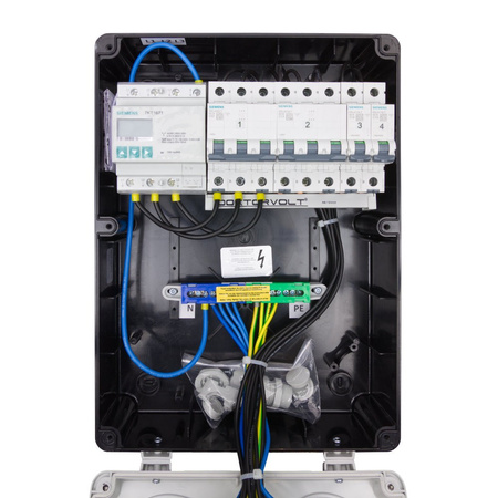 Stromverteiler pTD-S 32A 16A 2x230V 3P Zähler SIEMENS und MENNEKES Doktorvolt 4838