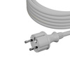 Anschlusskabel 5m IP44 mit geradem Stecker 250V 16A 3x2,5 mm² H05VV-F PP-40H Weiß W-98396