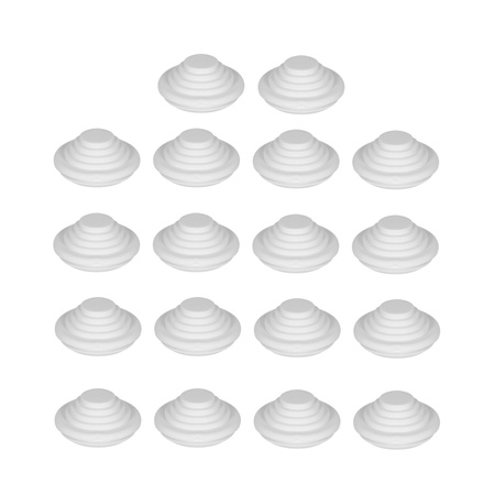 Doktorvolt Verteilerkasten Aufputz Sicherungskasten aus Metall 36 Module 2-reihig IP30 MN36/2/18