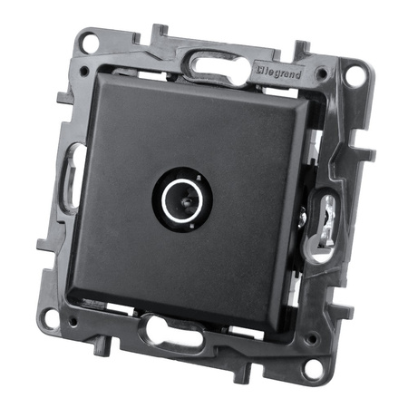 Steckdose TV männlich schwarz 1,5 dB Niloe Step 863574