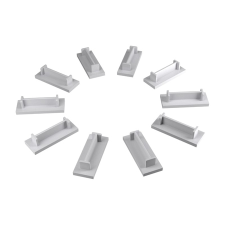 10Stk Endkappe für 1-phasige Phasenschienen 16mm2 Z-16/1F