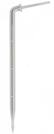 1-Fach Verteiler mit 50cm Mikroschlauch und Bogen Pfeiltropfer PREMIUM 2,2l/h Microbewässerung Bradas DSK-2212L