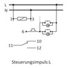 Lichsteurung Bistabile Relais mit Zeitschalter (Timer) F&F BIS-413 230V 4079