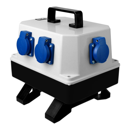 Stromverteiler BAU 1x32A 1x16A 3x230V franz/belg System mit 16A Anbaustecker Doktorvolt DV-2558-F