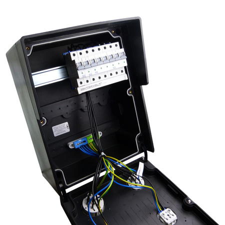 Baustromverteiler Vollgummi HD-S IP67 32A/5P 16A/5P 2x230V Doktorvolt® DV-9542-D