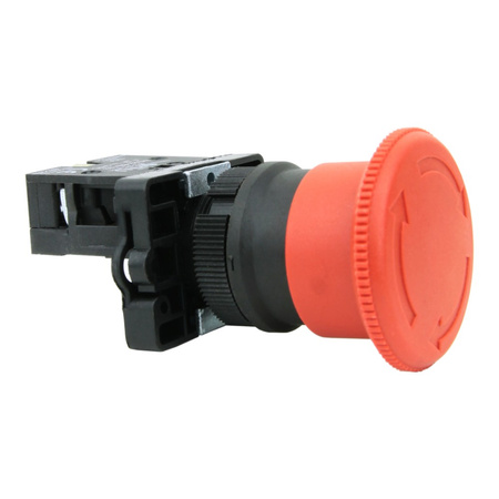 Not Aus Schalter Taster Notschalter für 600V und 10A mit in rotem Knopf NG22-ES542