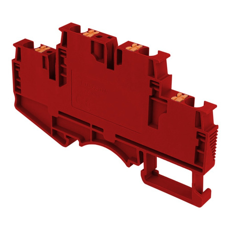 Reihenklemme 4mm2 4 Leiter Doppelstockklemme Etagenklemme Rot DSKK4-01P-16-00A(H)
